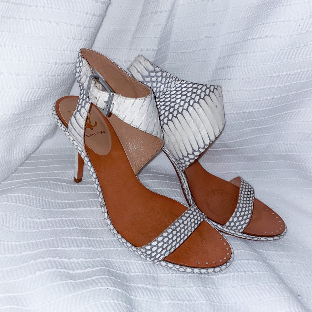 Italian Snakeskin Heels Vero Cuoio (leather)